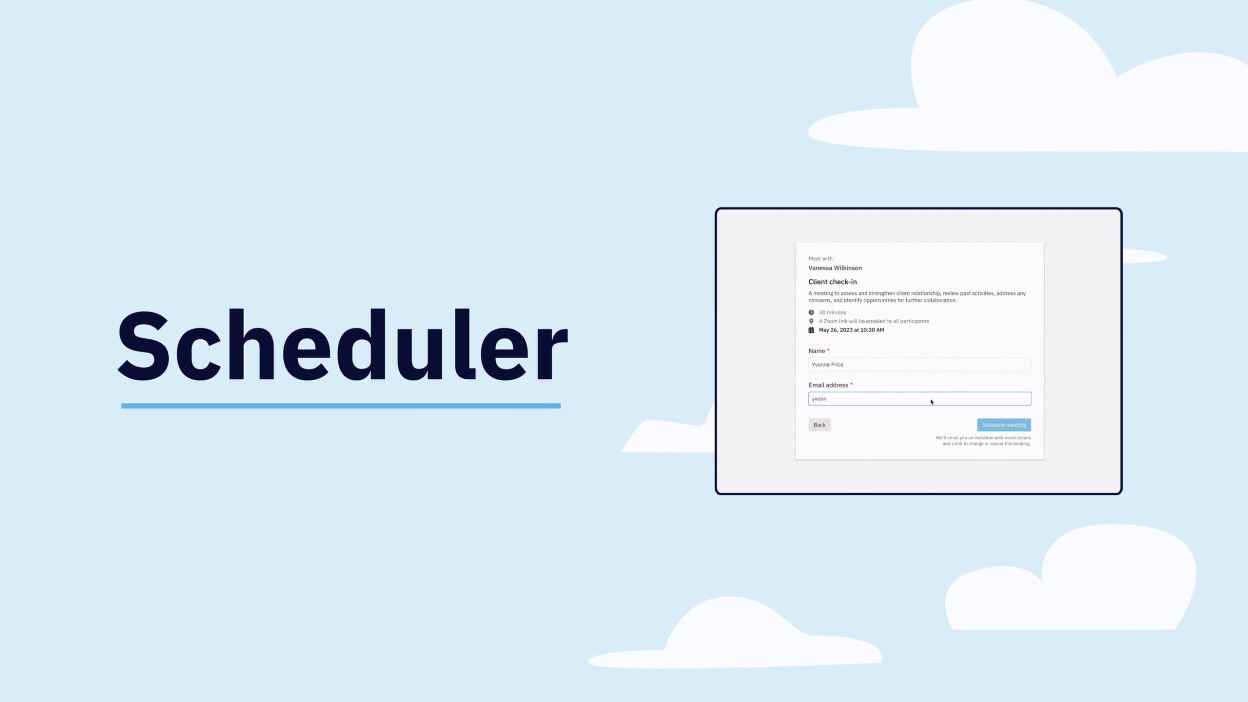 Scheduler graphic