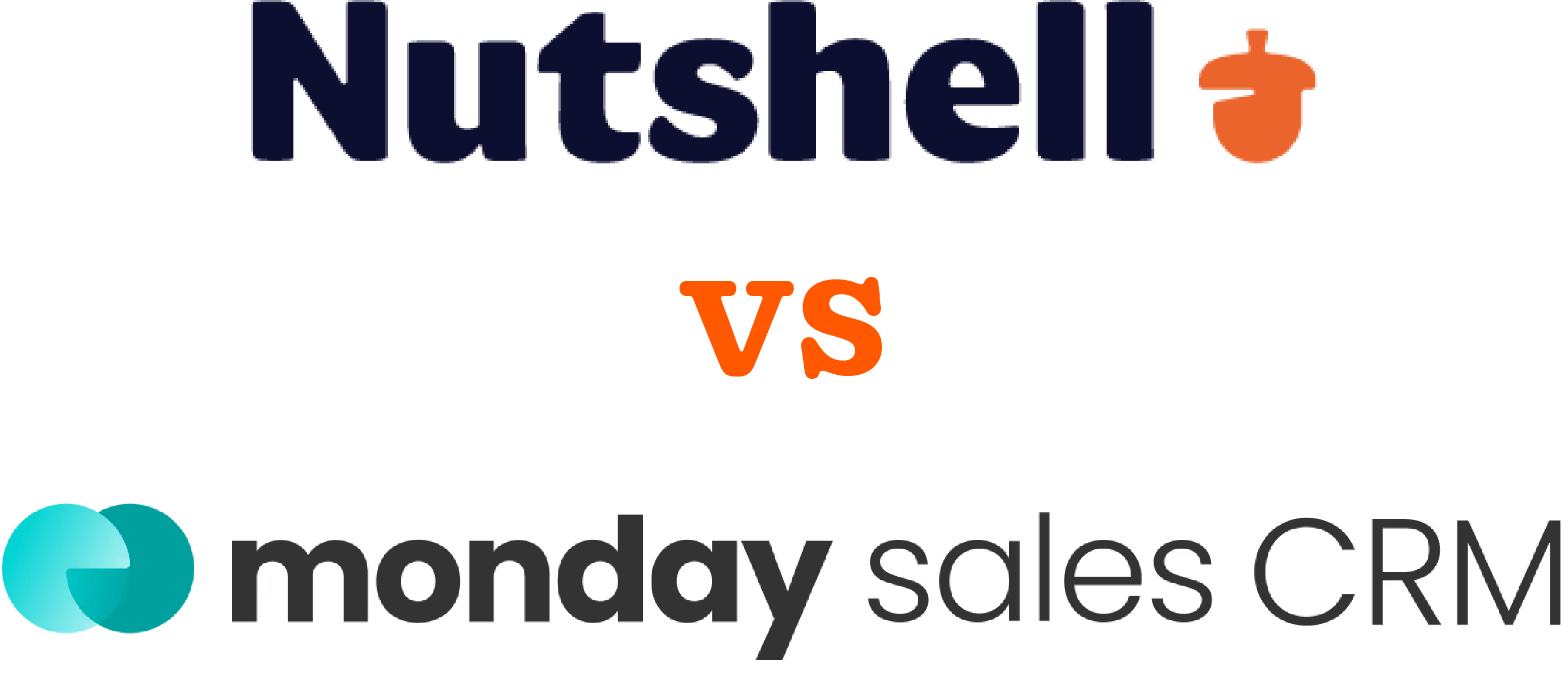 nutshell vs monday sales crm comparison